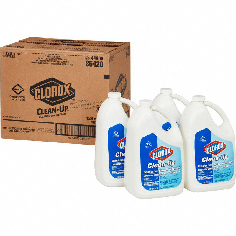 Clorox Disinfectant Cleaner, 128 oz. Cleaner Container Size, Jug Cleaner Container Type - 35420