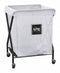 Royal Basket 1-Compartment X-Frame Laundry Cart, 150 lb Capacity, 26 in L X 21 in W X 35 1/2 in H - G08-WWX-XMA-3ONN
