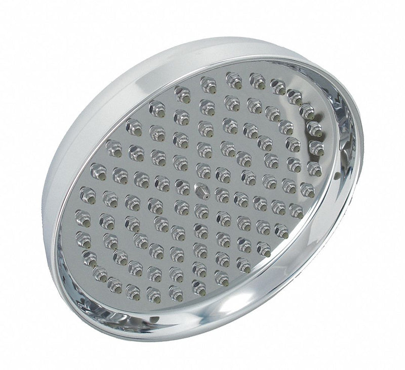 Trident Shower Head, Wall Mounted, Chrome, 2.5 gpm - 22JN71