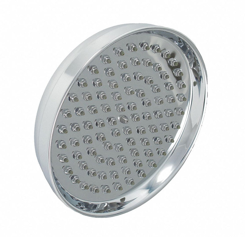 Trident Shower Head, Wall Mounted, Chrome, 2.5 gpm - 22JN73