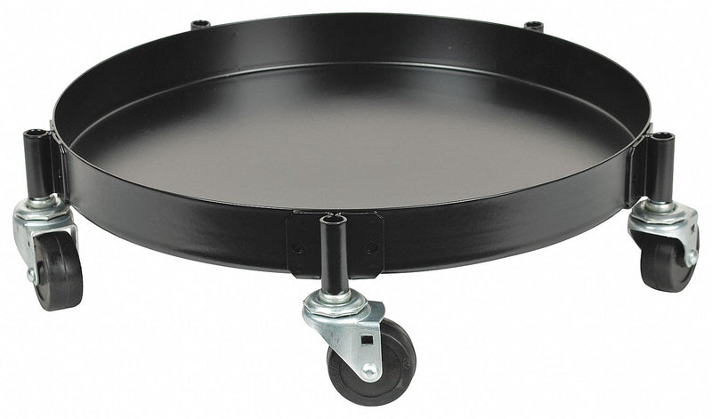 Tough Guy Bucket Dolly, 250 lb Load Capacity, Round, 12 in, 1 Max. No. of Containers - 22N324