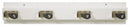 Tough Guy White Gloss Stainless Steel Mop and Broom Holder, 1 EA - 22N326