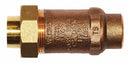 Zurn Check Valve, 1 in, Dual, Inline, Bronze, MNPT x FNPT - 1MX1UF-700XL