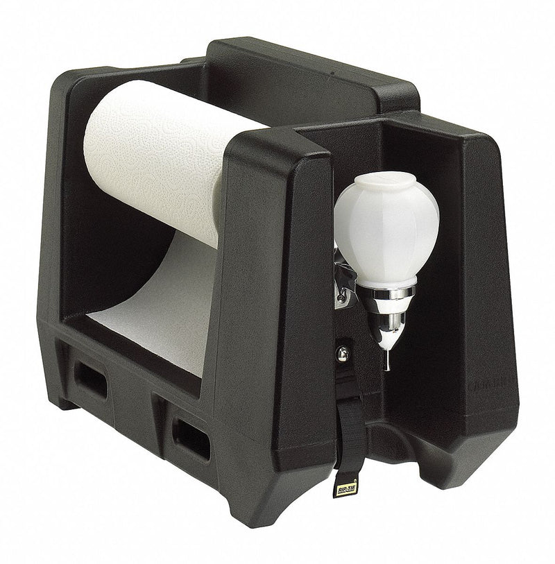 Cambro EAHWAPR110 - Paper Towel and Soap Dispenser Black