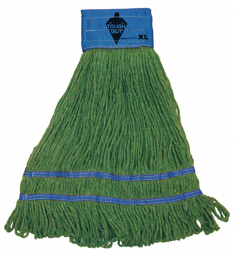 Tough Guy Side Gate Rayon String Wet Mop Head, Green - 22VA30
