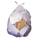 Heritage High-Density Waste Can Liners, 45 Gal, 12 Microns, 40" X 48", Natural, 250/Carton - HERZ8048MNR03