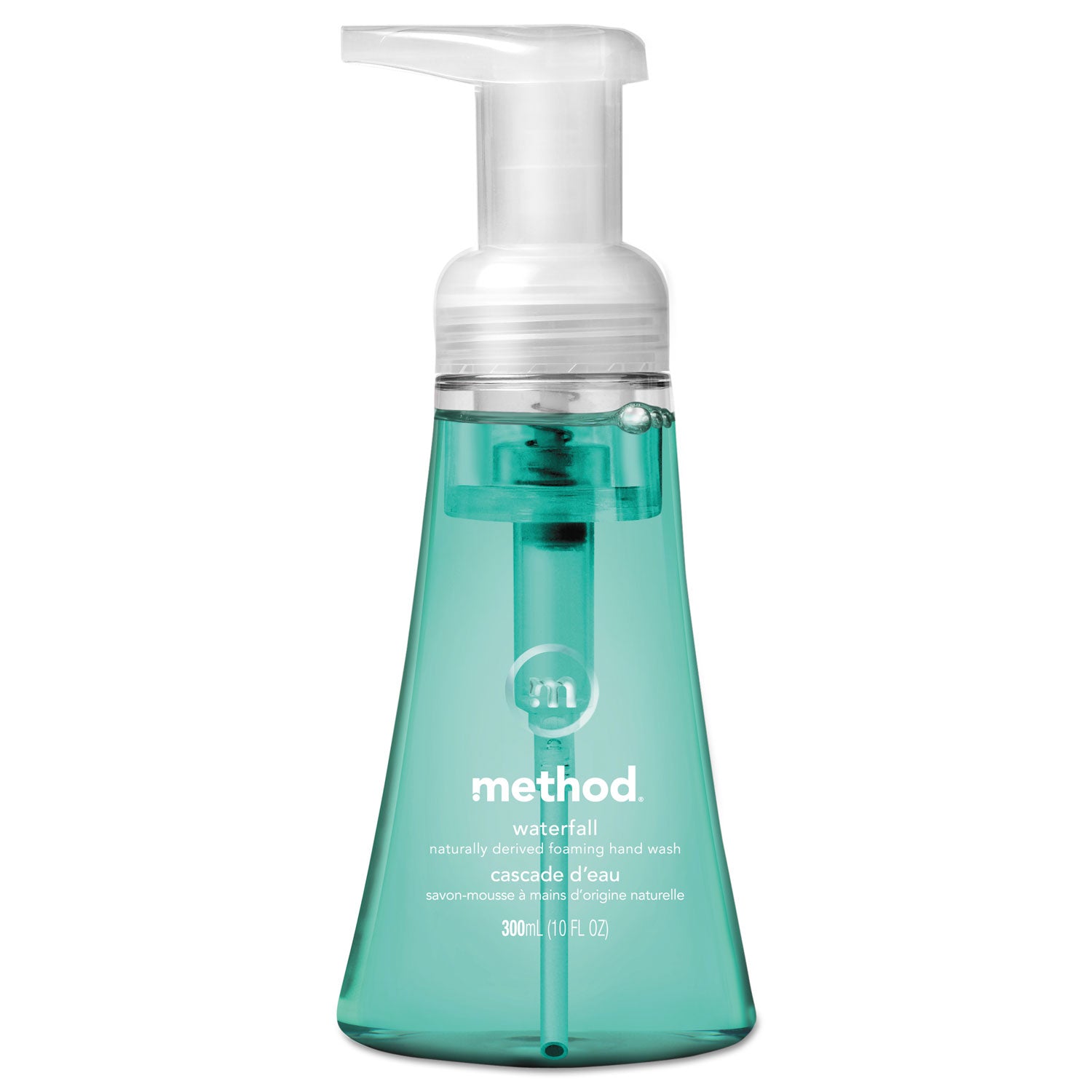 Method Foaming Hand Wash, Waterfall, 10 Oz Pump Bottle, 6/Carton - MTH01160