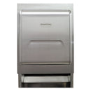 Kimberly-Clark Mod Recessed Dispenser Housing W/Trim Panel, Stainless Steel, 11.13X4X15.37 - KCC43823
