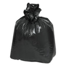 Earthsense Commercial Linear Low Density Recycled Can Liners, 10 Gal, 0.85 Mil, 24" X 23", Black, 500/Carton - WBIRNW2410