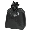 Earthsense Commercial Linear Low Density Recycled Can Liners, 16 Gal, 0.85 Mil, 24" X 33", Black, 500/Carton - WBIRNW3310