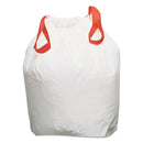 Draw 'n Tie Heavy-Duty Trash Bags, 13 Gal, 0.9 Mil, 24.5" X 27.38", White, 200/Box - WBI1DK200