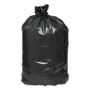 Earthsense Commercial Linear Low Density Recycled Can Liners, 60 Gal, 1.25 Mil, 38" X 58", Black, 100/Carton - WBIRNW6050