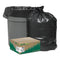 Earthsense Commercial Linear Low Density Recycled Can Liners, 56 Gal, 2 Mil, 43" X 47", Black, 100/Carton - WBIRNW4320