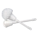 Boardwalk Cone Bowl Mop, 10" Handle, 2" Dia. Head, Plastic, White, 25/Carton - BWK00170