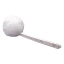 Boardwalk Deluxe Bowl Mop, 10" Handle, 2" Dia. Head, Plastic, White, 25/Carton - BWK00160