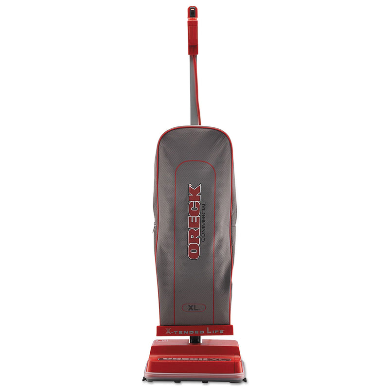 Oreck U2000Rb-1 Commercial Upright Vacuum, 120 V, Red/Gray, 12 1/2 X 9 1/4 X 47 3/4 - ORKU2000RB1