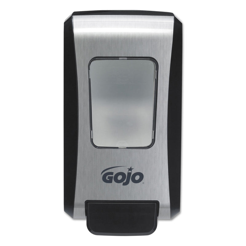 GOJO Fmx-20 Soap Dispenser, 2000 Ml, 6.5" X 4.7" X 11.7", Black/Chrome, 6/Carton - GOJ527106