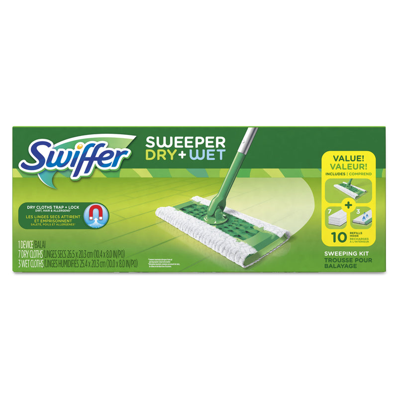 Swiffer Sweeper Dry + Wet Starter Kit, 46