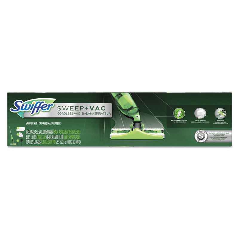 Swiffer Sweep + Vac Starter Kit With 8 Dry Cloths - PGC92705KT
