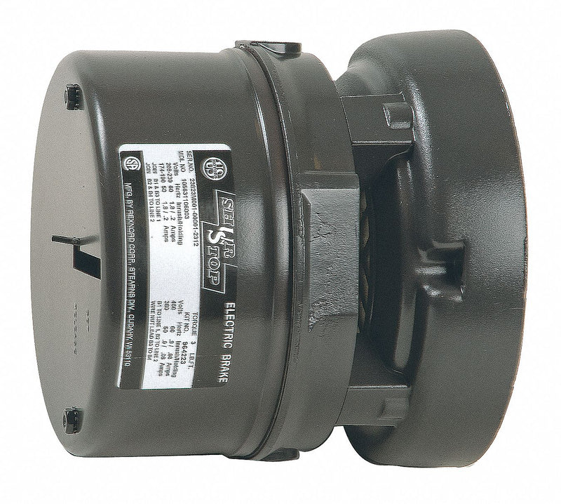 US Motors Nidec Rear End Mounting,3 Phase Motor Brake Kit,10 ft-lb Static Torque,230/460 Voltage - 964227