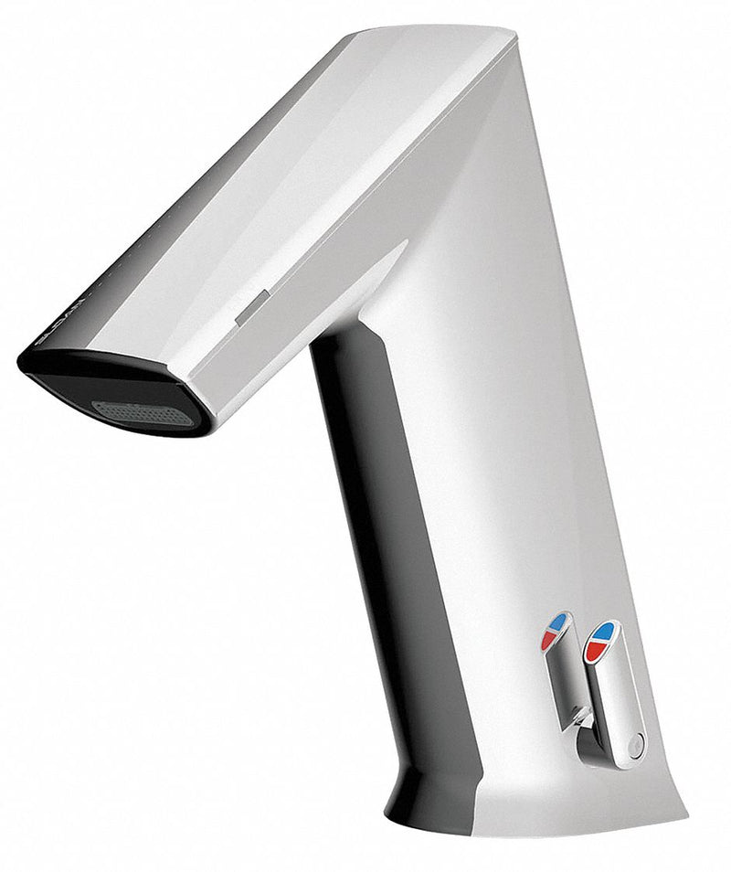 Sloan Chrome, Angled Straight, Bathroom Sink Faucet, Motion Sensor Faucet Activation, 1.5 gpm - EFX200.502.0000