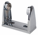 Taymor Toilet Paper Holder, No Series, Double Post, (1) Roll, Polished - 01-C1015