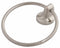 Taymor 7-1/8"H x 2-1/16"D Satin Nickel Towel Ring, Maxwell Collection - 04-SN7904