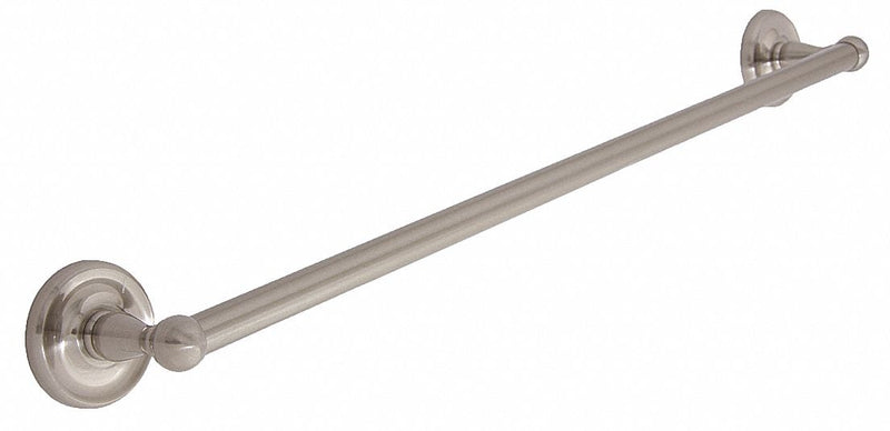 Taymor 18"L Satin Zinc Towel Bar, Maxwell Collection - 04-SN7918