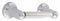 Taymor Toilet Paper Holder, Diamondback, Double Post, (1) Roll, Polished - 1098742