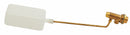 Bobby Bulkhead-Mount Mini Float Valve, Brass/Plastic - RM153