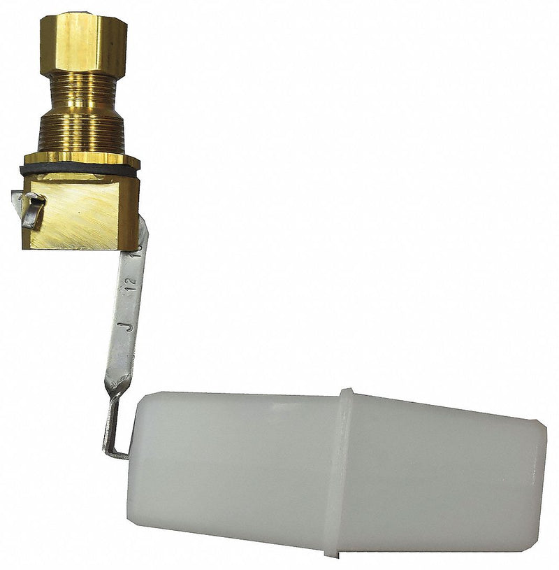 Bobby Bulkhead-Mount Float Valve, Stainless Steel/Plastic - RM292-1-N