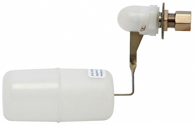 Bobby Bulkhead-Mount Float Valve, Stainless Steel/Plastic - RM292-12-N