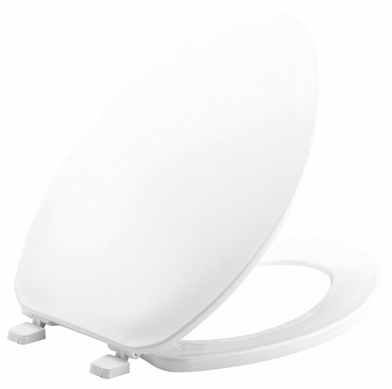 Bemis Elongated, Standard Toilet Seat Type, Closed Front Type, Includes Cover Yes, White - 170 000