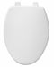 Bemis Elongated, Standard Toilet Seat Type, Closed Front Type, Includes Cover Yes, White - 7300SL 000