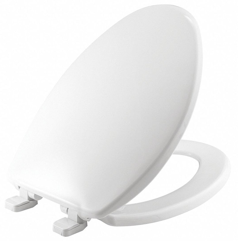 Bemis Elongated, Standard Toilet Seat Type, Closed Front Type, Includes Cover Yes, White - 7300SL 000