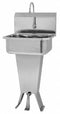 Sani-Lav Stainless Steel Hand Sink, With Faucet, Floor Mounting Type, Stainless - 5011