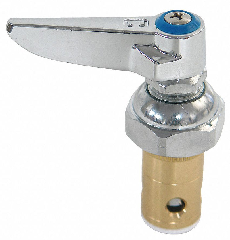 Kissler Handle, Fits Brand T&S Brass, Faucet Handle Type Lever, Finish Chrome, Use With Water Temp. Cold - 50-2063C