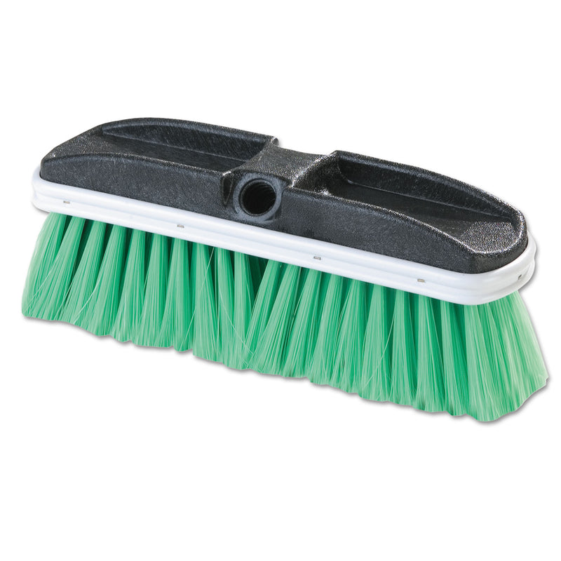 Flo-Pac Vehicle Brush, Nylex, Green Bristles, 10