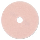 3M Ultra High-Speed Eraser Floor Burnishing Pad 3600, 27" Diameter, Pink, 5/Carton - MMM25863