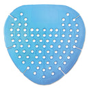 Boardwalk Gem Urinal Screen, Lasts 30 Days, Blue, Cotton Blossom Fragrance, 12/Box - BWKGEMCBL