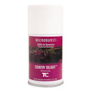 Rubbermaid Tc Microburst 9000 Air Freshener Refill, Country Delight, 5.3 Oz Aerosol, 4/Carton - RCP4012481