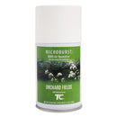 Rubbermaid Tc Microburst 9000 Air Freshener Refill, Orchard Fields, 5.3 Oz Aerosol, 4/Carton - RCP4012451