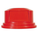 Rubbermaid Round Brute Dome Top Lid For 55 Gal Waste Containers, 27.25" Diameter, Red - RCP265788RED