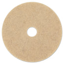 Boardwalk Natural Hog Hair Burnishing Floor Pads, 21" Diameter, 5/Carton - BWK4021NHE