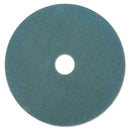 Boardwalk Aqua Burnishing Floor Pads, 19" Diameter, 5/Carton - BWK4019AQU
