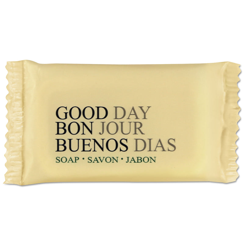 Good Day Amenity Bar Soap, Pleasant Scent, # 1/2, 1000/Carton - GTP390050A