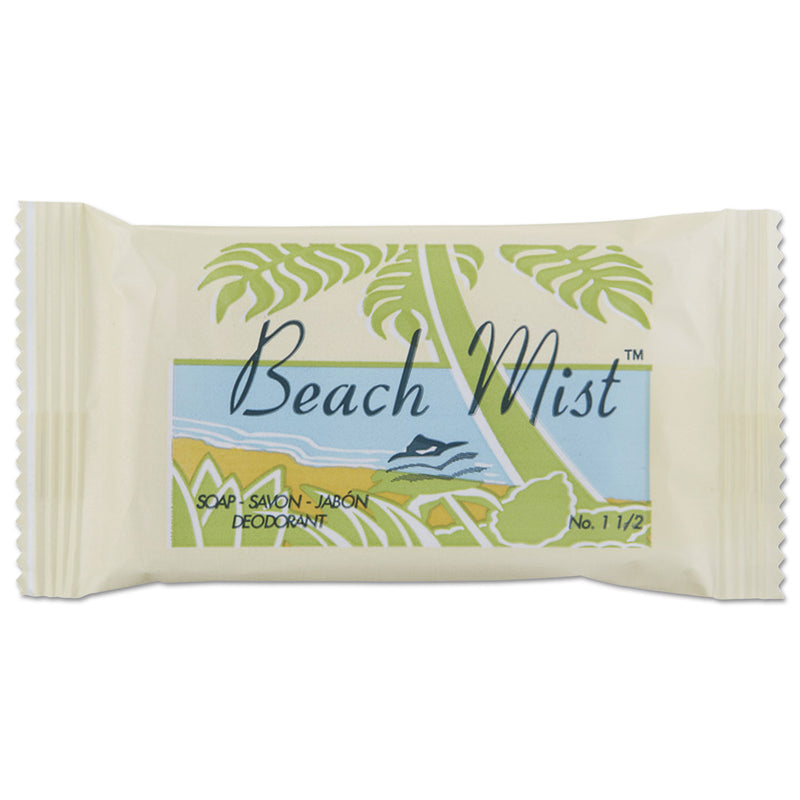 Beach Mist Face And Body Soap, Beach Mist Fragrance, # 1 1/2 Bar, 500/Carton - BHMNO15A