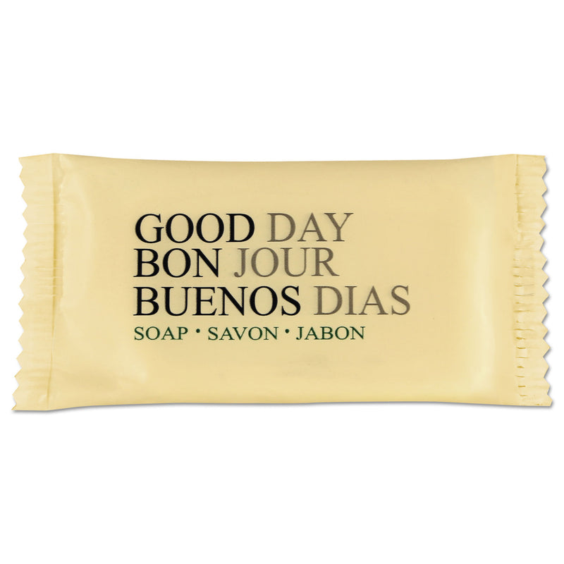 Good Day Amenity Bar Soap, Pleasant Scent, # 3/4, 1000 Per Carton - GTP390075A