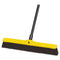 Rubbermaid Heavy Duty Floor Sweep, 24" X 3", Maroon, Polypropylene, 12/Carton - RCP9B17MARDZ