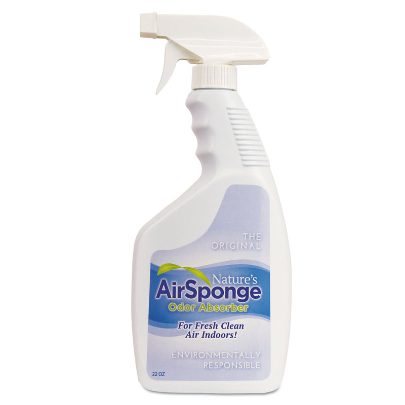 Nature's Air Sponge Odor Absorber Spray, Fragrance Free, 22 Oz Spray Bottle - DEL10132EA